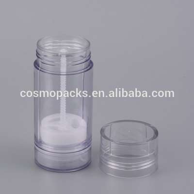 Round shape empty container luxury deodorant container for body