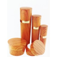 hot sale wooden box cosmetic bamboo cream jar outer bamboo inner 30g 30ml