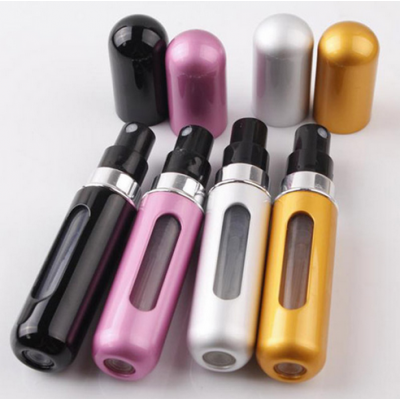 Serum Bottle Airless SAN Body With Aluminum Perfume Spray Bottle