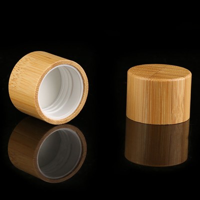 high quality wholesale Bamboo thread flat lid for cream jar cosmetic