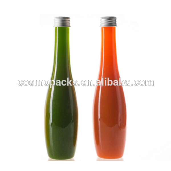 300ml Sample Free Bulk Food Packing Jar Pet Clear Wholesale Fruit Juice Liquid Packaging Bottle